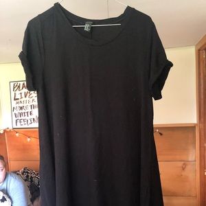 Black T-shirt Dress!